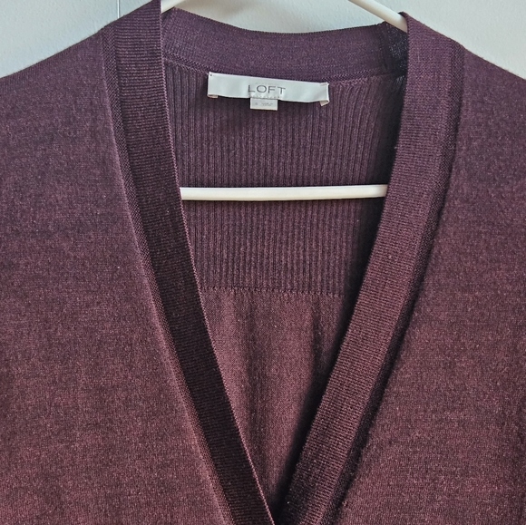 Loft V-Neck Button-Down Cardigan in Women's Small - Picture 2 of 14